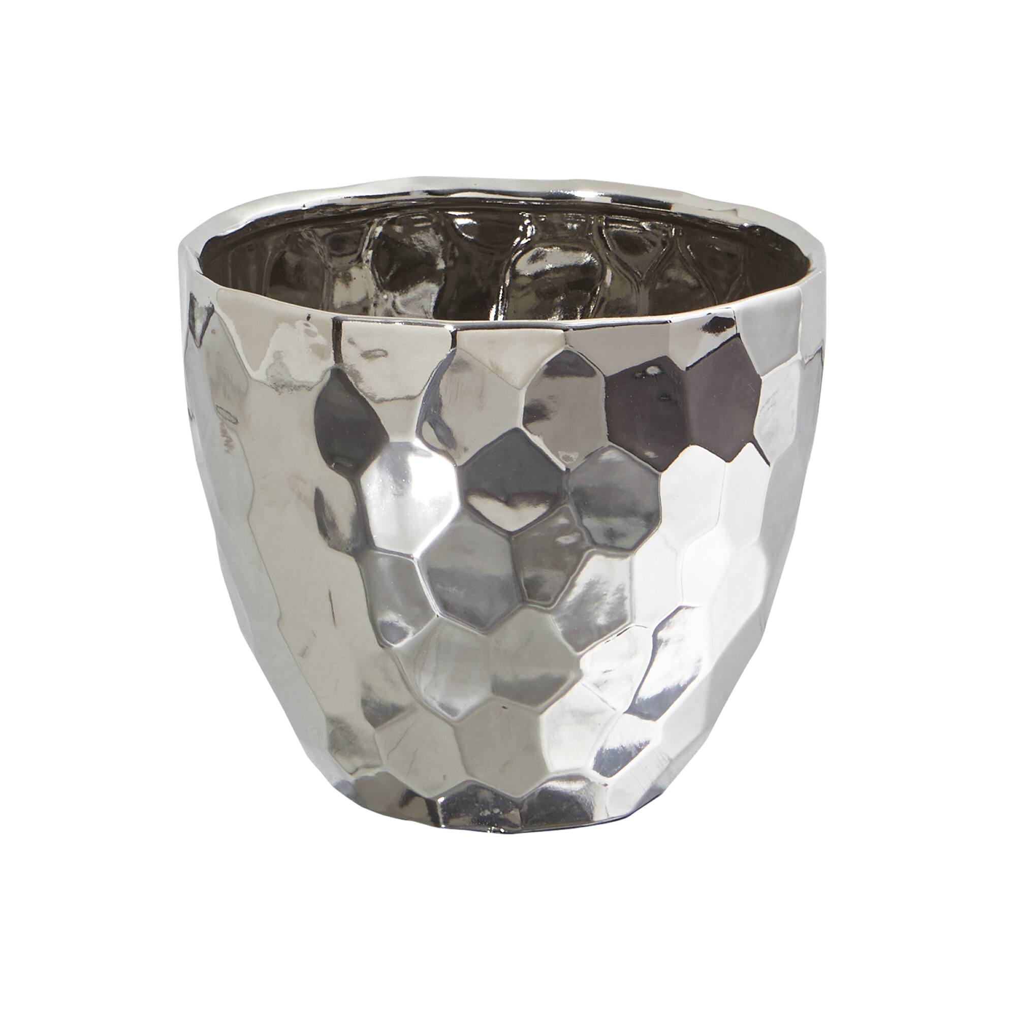 6" Designer Silver Bowl
